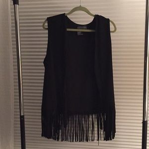 Never worn Western inspired fringe vest